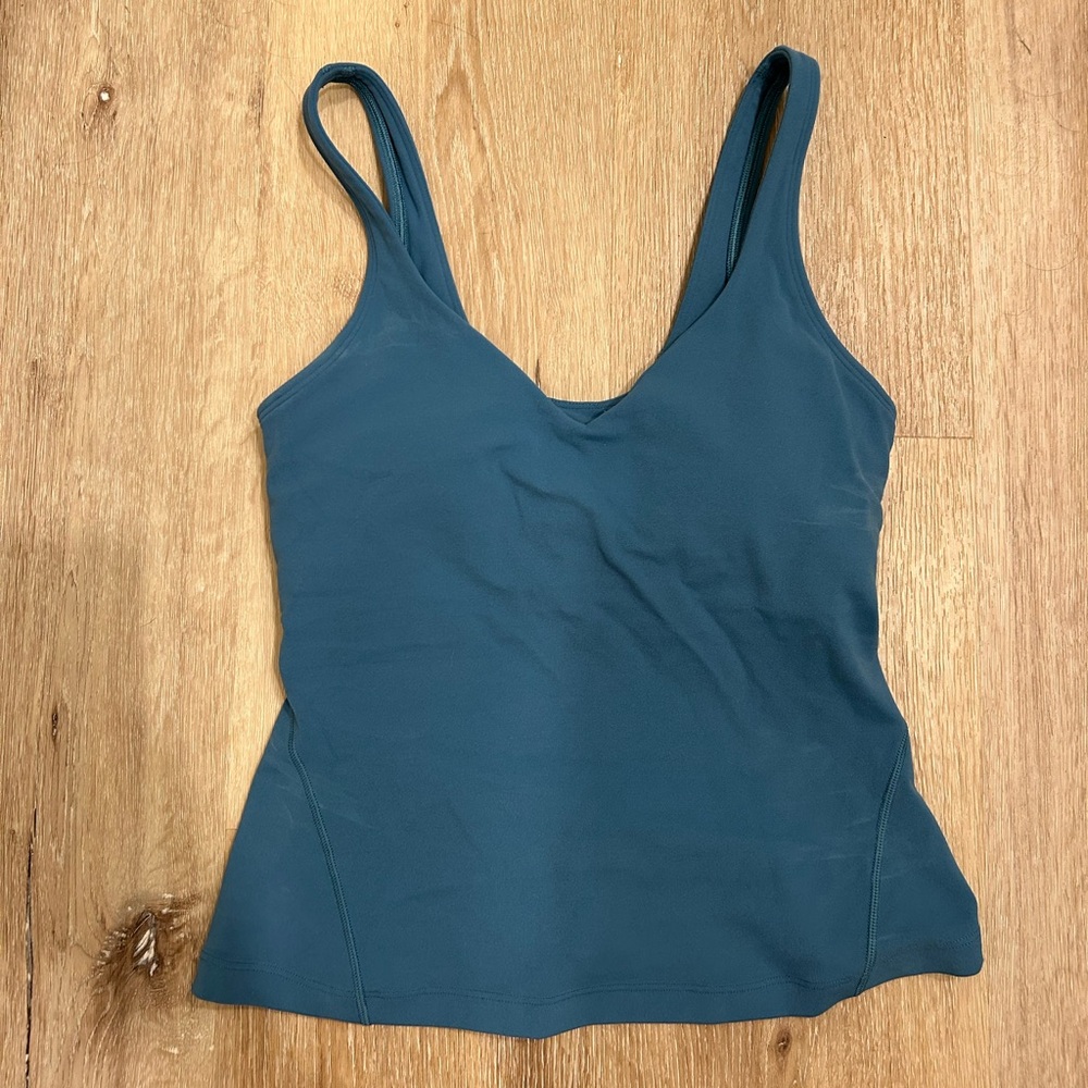 - Lululemon Align Waist Length Tank - Capture Blue Size 2